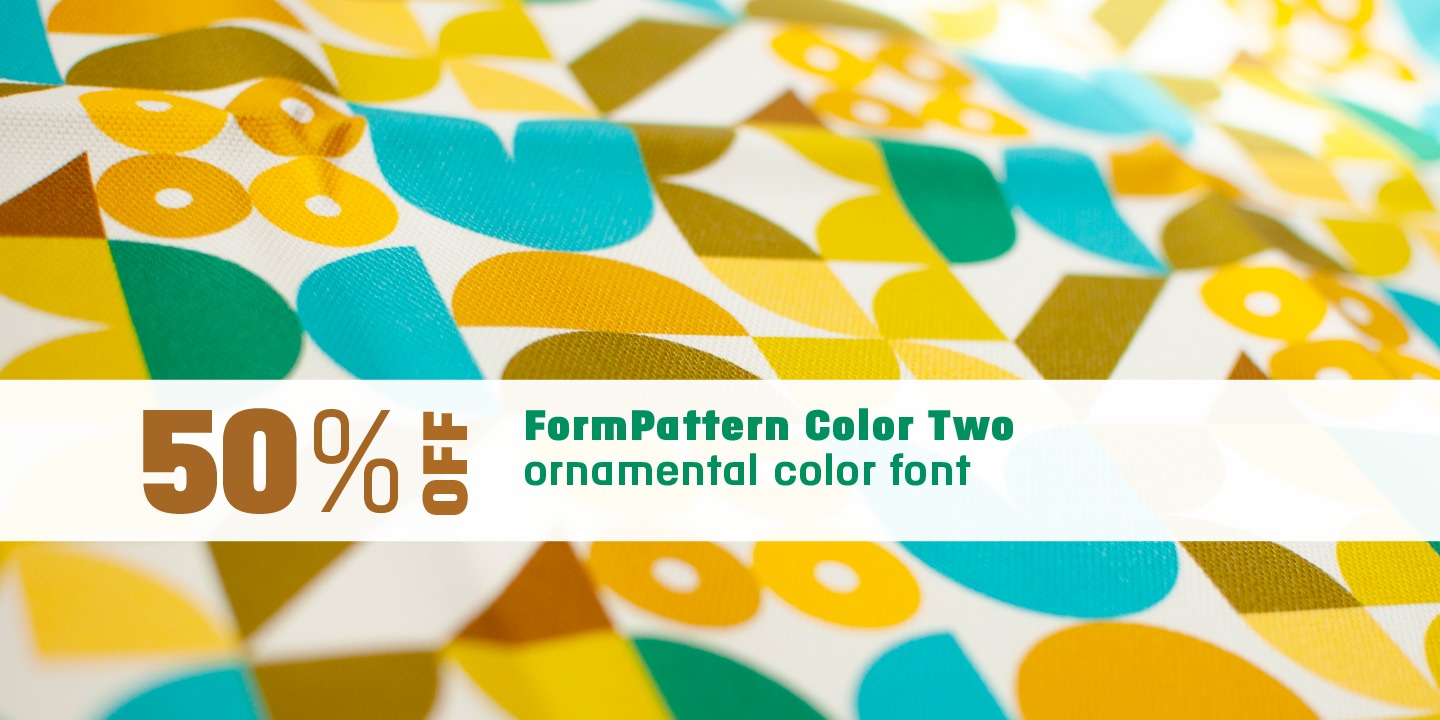 Przykładowa czcionka FormPattern Color Two #15
